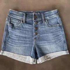 Hollister W25 デニム　ショートパンツ　150