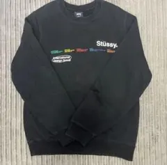 Stüssy ブラック スウェットシャツ