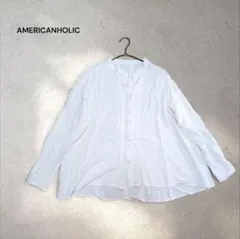 AMERIKANHORICアメリカンホリックサラックールタックブラウスＭのサムネイル