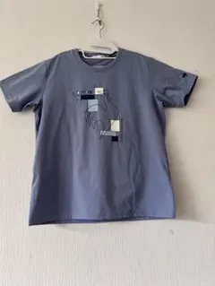 美品　ルコック　スポーツシャツ XL くすみブルー系のサムネイル