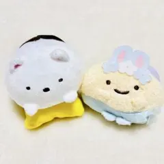 すみっコぐらし ぬいぐるみ しろくま あじふらいのしっぽ ふしぎなうさぎのおにわ