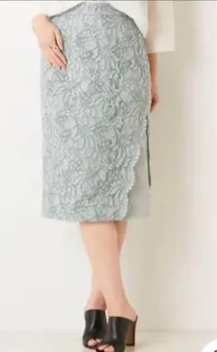 【GALLARDA GALANTE ガリャルダガランテ】アシメレーススカート