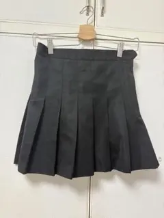 WEGOブラック プリーツミニスカート S
