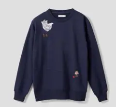 店頭完売品Ｍグラニフ×ドラゴンボール フリーザ＆悟飯ビッグシルエットスウェット