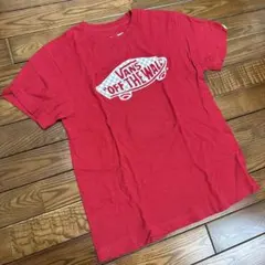VANS キッズ Tシャツ レッド　ボーイズ　Mサイズのサムネイル