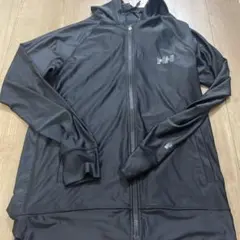 HELly Hansen ユニセックス　ブラック ラッシュガード WL