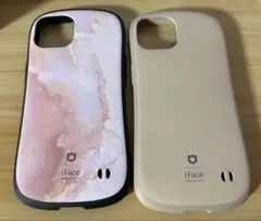 iFace iPhone用ケース マーブル・ベージュ