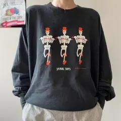 GG249 90s Tシャツ ロンT 長袖 スカル 骸骨 タップダンス USA製