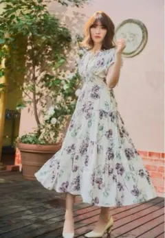 美品 Herlipto Dahlia Belted Dress Sサイズ - メルカリ