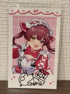 宝鐘マリン きゅるるん大作戦 複製サイン付き チェキ風カード - メルカリ