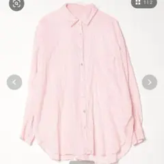 Ungrid 長袖シャツ ピンク