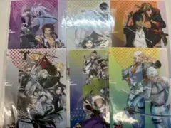 刀剣乱舞　A5クリアファイル セブンイレブン　全６種コンプリート