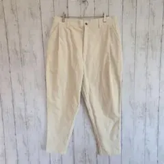 COACERVATE　コーデュロイパンツ　テーパード　Ｌ　アイボリー