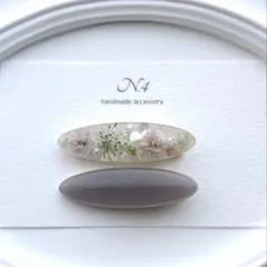 ミニヘアクリップ ２本セット　ピンク系