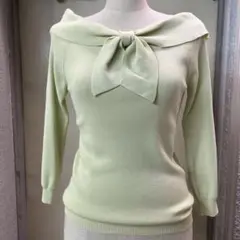 Apuweiser-riche セーラーカラー8分袖ニット