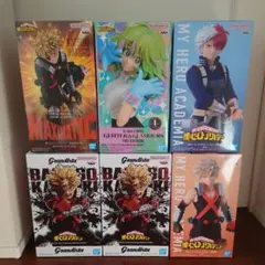 僕のヒーローアカデミア　爆豪勝己　葉隠透　轟焦凍　プライズフィギュア　まとめ売り