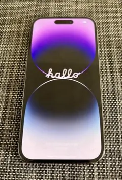 Apple iPhone 14 Pro ディープパープル 本体バッテリー100%