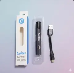 Cookies 베폴라이저 블랙 510 대응 VAPE 배터리 펜 리퀴드