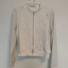 INGNI ホワイト レース パーカー M