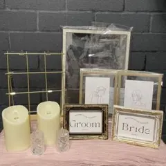 ウェルカムボードセット キャンドル付き