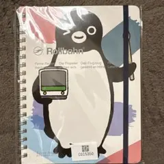 Suicaのペンギン ロルバーン ポケット付メモL トレインとアート