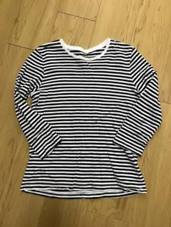 無印良品 ボーダー 長袖 カットソー Mサイズのサムネイル