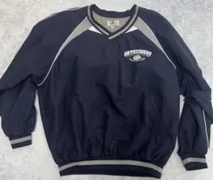 ネイビー Vネック ナイロンジャケット　お得‼️