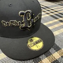 New Era 59FIFTY ブラックキャップ 7 1/2