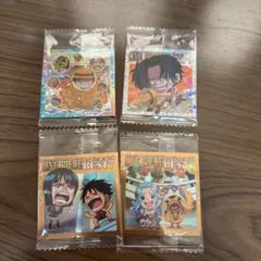 ワンピース シール 4枚セット　ウエハース