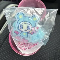 【新品】MezzoPiano メゾピアノ　ポンポンチャーム　ブルーベリエ