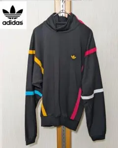 【希少・変形デザイン】adidas スウェット トレーナー マルチカラー