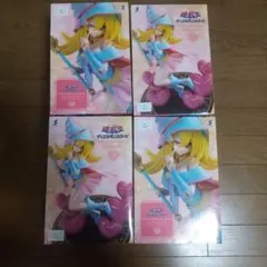 遊戯王ブラック・マジシャン・ガールフィギュア４点セット