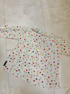 Littlephant x futafuta ドット柄 ブラウス シャツ 綿