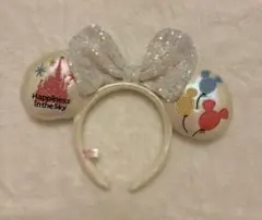 美品 ミッキー耳カチューシャ HappinessintheSky カチューシャ