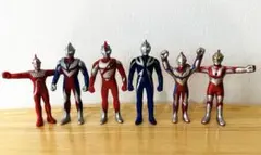 円谷プロ　ウルトラマン ソフビ フィギュア 6体セットのサムネイル