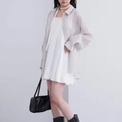 【mysticシアーBIGシャツ】