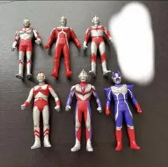 ウルトラマンシリーズ　ウルトラマンソフビ6体セット売りのサムネイル