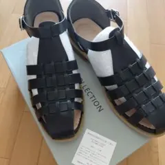 ストラップ グルカサンダル ブラックのサムネイル