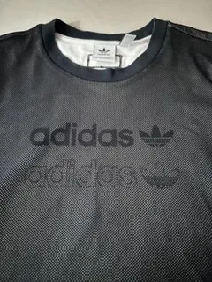 adidas メッシュ 半袖Tシャツ 黒 OT