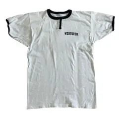 ビンテージ USA製 80s チャンピオン リンガーTシャツ　チョコチン