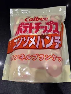 Calbee ポテトチップス コンソメパンチ フランネルブランケット 送料込み