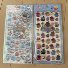 正規品♡カミオジャパン ぷくぷくあわわちゃん ほっぺちゃん シール 2種セット