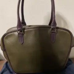 良品✨ J&amp;Mデヴィッドソン 2wayバッグ レザー ネイビー 1945 J&M DAVIDSON - 良品✨ J&Mデヴィッドソン 2wayバッグ レザー ネイビー