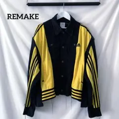 【リメイク】再構築 ドッキング ブルゾン×トラックジャケット