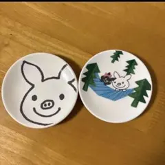 【新品未使用】LuckyPig giggle ラッキーピッグギグル 豆皿 小皿のサムネイル