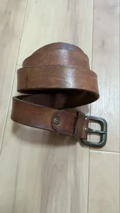 ビンテージのベルト　ブラウンカラー　レザー