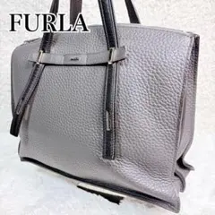 FURLA ジョーヴェ トートバッグ バイカラー レザー A4収納 ビジネスのサムネイル