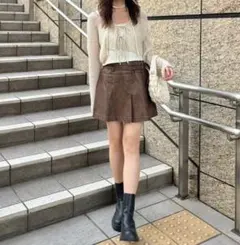 one after another NICE CLAUP ニットカーデ　インナー