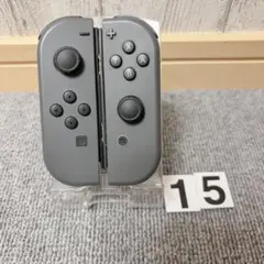 ストラップあり　Nintendo Switch　ジョイコン　グレー