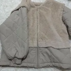ベージュ Mサイズ ダウンジャケット
